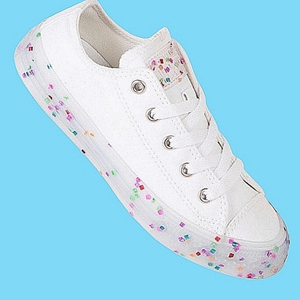 CONVERSE All Star Chuck Taylor Confetti Rainbow Toddle Youth Sneakers NWT